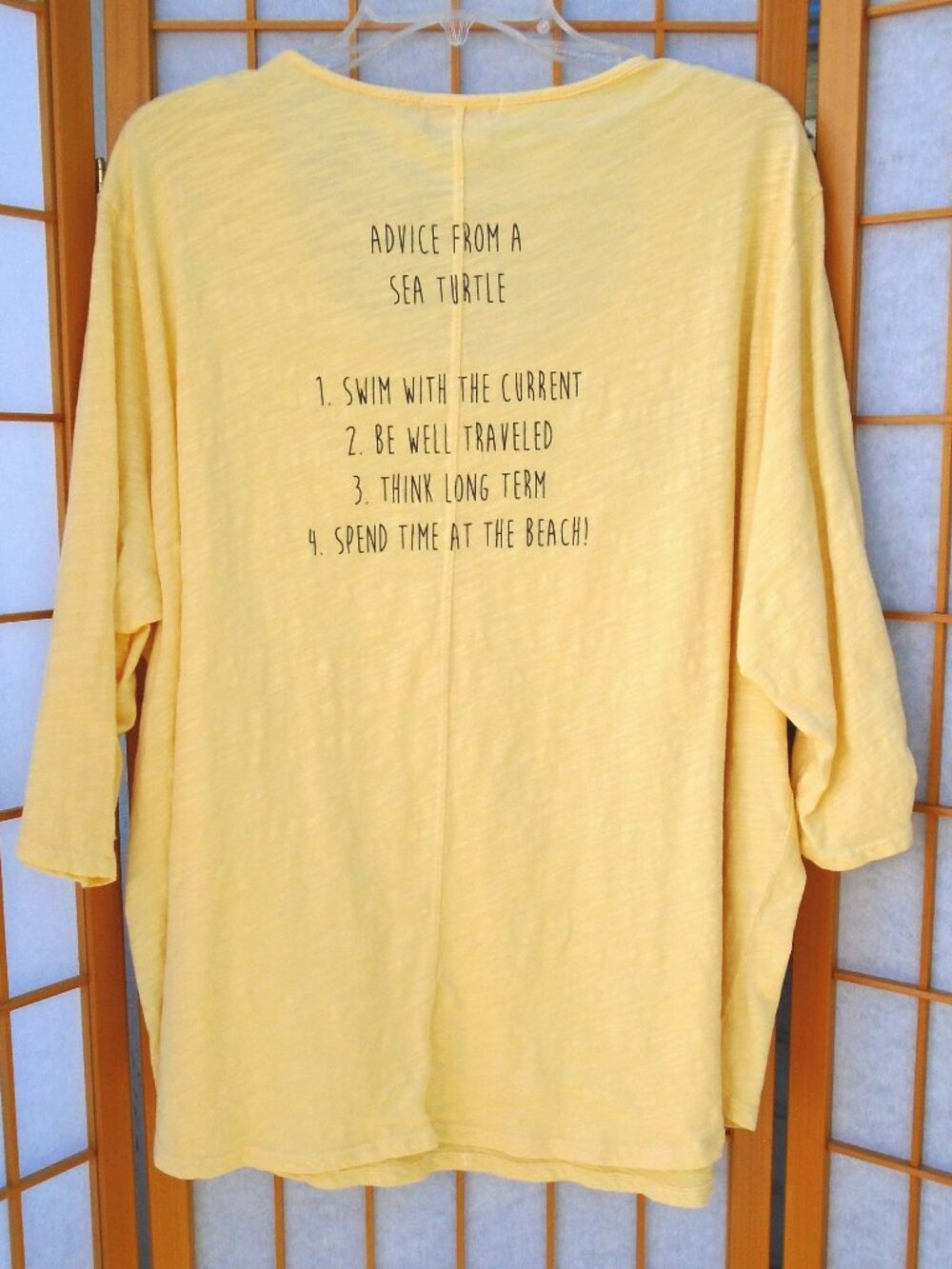Lemon Jetty Top 'Advice Sea Turtle' Extra Fresh XXL/1X/2X